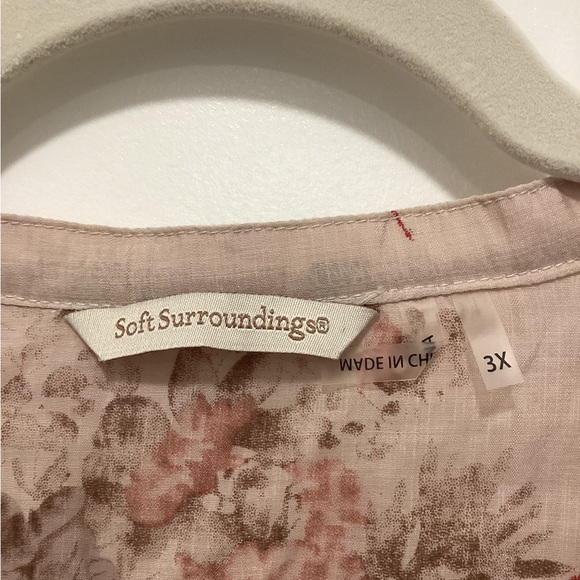 Soft Surroundings Plus size Aria Tunic. Size 3x. - Picture 6 of 7